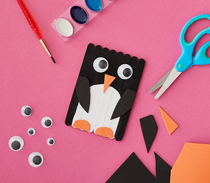 Craft Stick Penguin