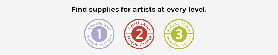 Find supplies for artists at every level