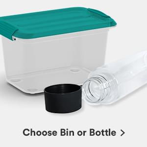 Choose Bin or Bottle.